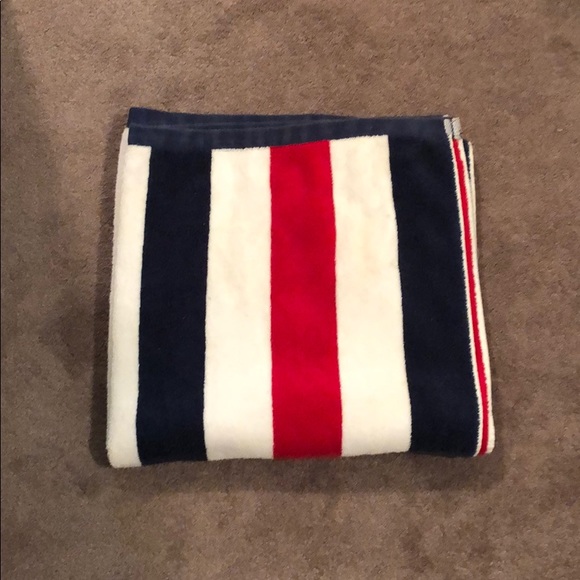 Usa Red White Blue Beach Towel